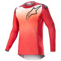 Alpinestars 2023 Supertech Risen Jersey - Mars Red/White