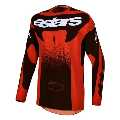 Alpinestars 2027 Techstar Swan Jersey - Cardinal Red Black White