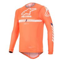 Alpinestars Supertech Orange White and Blue Jersey