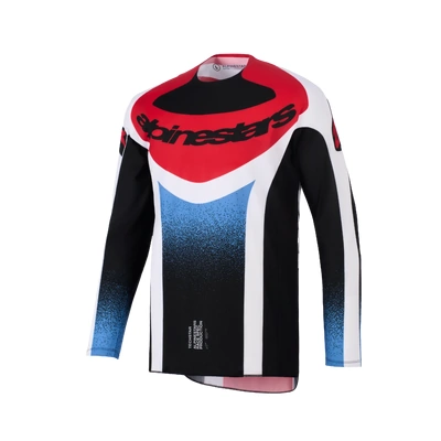 Alpinestars 2026 Techstar Knif MX Jersey - Black/White/Red