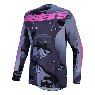 Alpinestars 2027 Racer Lone Jersey - Gray Camo Purple