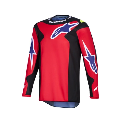 Alpinestars 2026 Fluid Grid MX Jersey - Red/Black/Purple