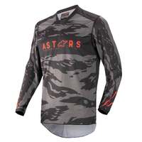 Alpinestars Racer Tactical Jersey - Black/Grey Camo/Fluro Red