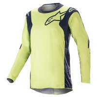 Alpinestars Racer Hoen Jersey - Night Navy/Fluorite Green