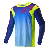 Alpinestars 2024 Racer Hoen Jersey  - Fluoro Yellow/Blue/Navy