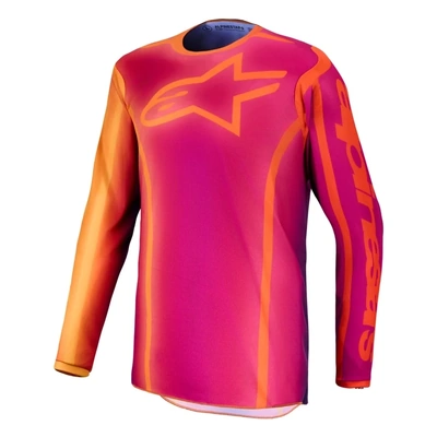 Alpinestars 2027 Fluid Kepler Jersey - Dark Purple Orange