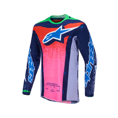 Alpinestars Supertech Records LE Jersey - Multi/Orange