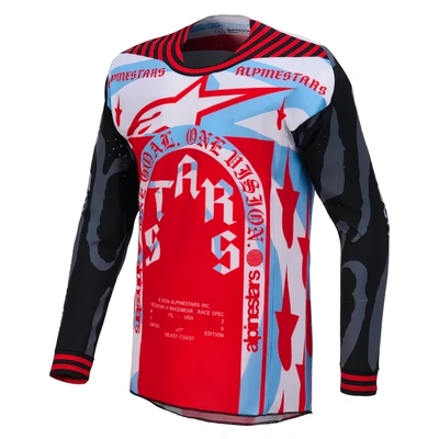 Alpinestars Techstar Beast Coast Jersey - Black/Hot Orange