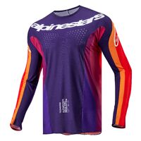 Alpinestars 2024 Techstar Pneuma Jersey - Purple/Orange/Blue