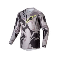 Alpinestars 2024 Youth Racer Tactical Jersey - Cast Grey/Camo/Magnet