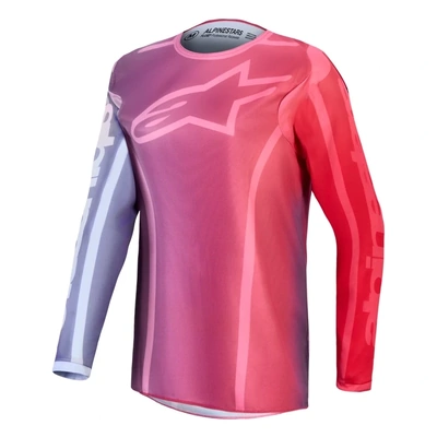 Alpinestars 2027 Women Fluid Kepler Womens Jersey - Purple Rouge Red