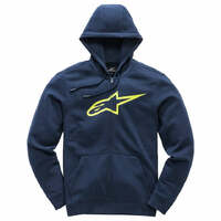 Alpinestars Ageless II Zip Hoodie - Navy/Yellow