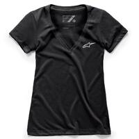 Alpinestars Womens Ageless V-Neck Tee - Black