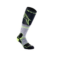 Alpinestars MX Pro Socks  - Black/Grey/Fluoro Yellow