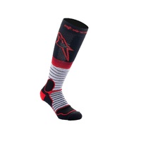 Alpinestars MX Pro Socks  - Black/Grey/Red