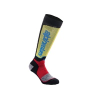 Alpinestars MX Plus Socks  - Black/Red/Blue