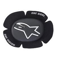 Alpinestars GP Sport Evo Knee Sliders - Black/White - OS