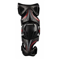 Alpinestars Fluid Tech Left Knee Brace - Anthracite/Red/White - S/M/L