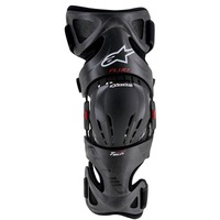 Alpinestars Fluid Tech Left Knee Brace - Anthracite/Red/White