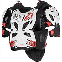 Alpinestars A10 Armour - Black/White/Red