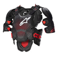 Alpinestars A10 Full Chest Protector - Anthracite/Black/Red