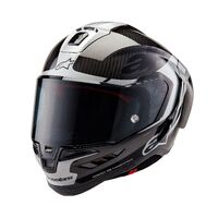 Alpinestars Supertech R10 Element ECE 22.06 Helmet  - Carbon/Silver/Black