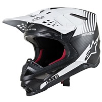 Alpinestars Supertech SM10 Dyno Helmet - Ece - Matte Black/White