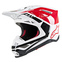Alpinestars Supertech SM8 Triple Helmet - Red/White/Black
