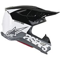 Alpinestars SM-8 Radium Black White Helmet