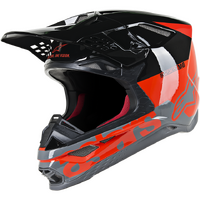 Alpinestars Supertech M8 Radium Helmet - Red/Black/Grey