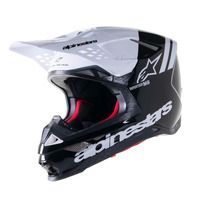 Alpinestars SM8 Radium 2 Helmet - Black/White