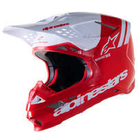 Alpinestars Supertech M8 Radium 2 Helmet - Red/White