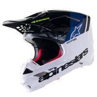 Alpinestars Supertech M8 Radium 2 Helmet - Blue/White/Black