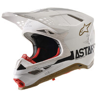 Alpinestars Supertech SM-8 Squad20 LE Helmet - White/Gold