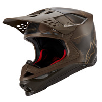 Alpinestars Supertech SM10 LE Squad Helmet - Dark Brown/Gold