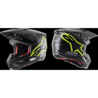 Alpinestars SM5 Compass Helmet - Ece - Matte Black/Fluro Yellow
