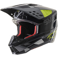 Alpinestars SM-5 Rover Camo Helmet - Grey/Yellow