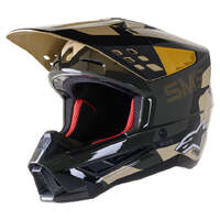 Alpinestars SM-5 Rover Helmet - ECE - Khaki/Black/Camo/Orange