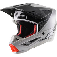 Alpinestars SM-5 Rayon Matte Grey Black Helmet