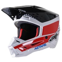 Alpinestars SM-5 Speed Helmet - White/Dark Blue/Red