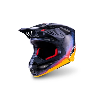 Alpinestars SM10 LE Black Hole MX Helmet - Black Burst