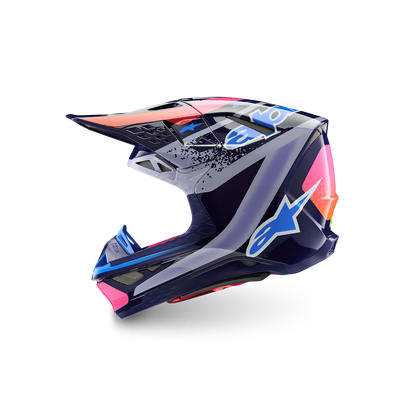 Alpinestars Records LE SM10 Helmet - Multi/Orange