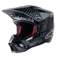 Alpinestars SM5 Solar Flare Helmet - Black/Grey - S