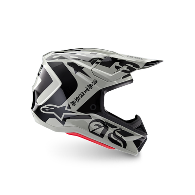 Alpinestars Alpinestars Sm7 Wolf Dust Le Mx Helmet - Black/White