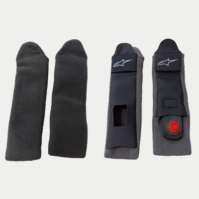 Alpinestars Sr10 Chin Strap Covers - Black - OS