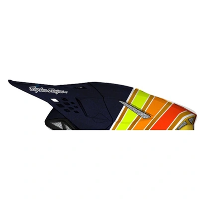 Alpinestars Sm10 Tld Visor Ed25 Ece06 - Dark Blue/Orange/Fluro Yellow/Red Glossy - OS