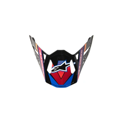 Alpinestars 2026 SM10 Era Peak - Blue/Red/Fluro Yellow/Glossy - OS
