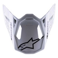 Alpinestars SM8 Radium 2 Visor - Black/White - OS