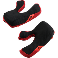 Alpinestars M10/M8 Helmet Cheek Pad Set - Black/Red