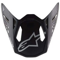 Alpinestars SM8 Echo Visor - Black/White - OS